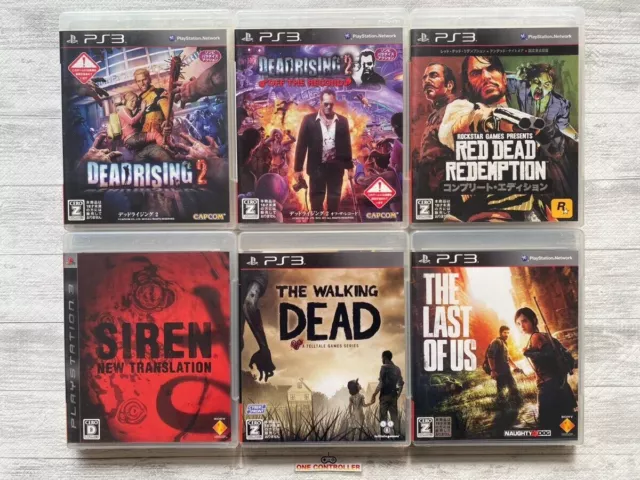 SONY PS3 Dead Rising  & Red Dead Redemption & SIREN & Walking Dead & Last of Us