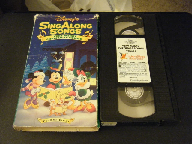 DISNEYS SING ALONG Songs - Very Merry Christmas Songs (VHS, 2000) EUR ...