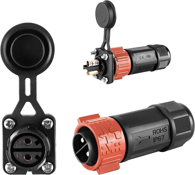 Trolling Motor Plug Receptacle 50A - Waterproof Boat DC Power Connector for