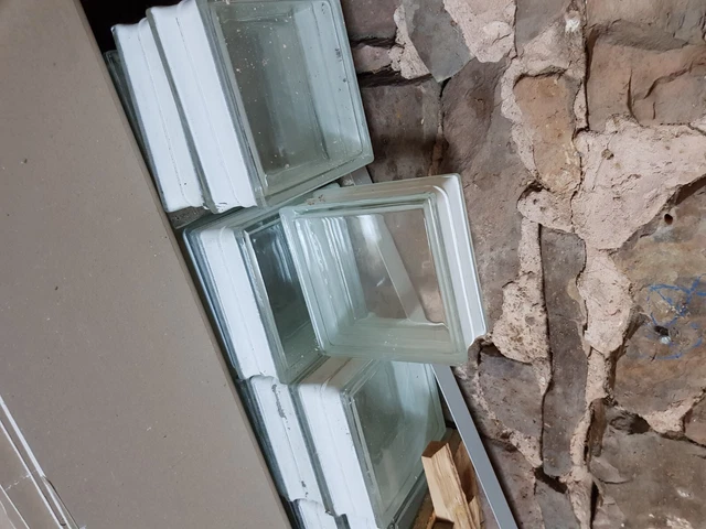 Bouwstenen Glas, nog 32 stuks. Nieuw.