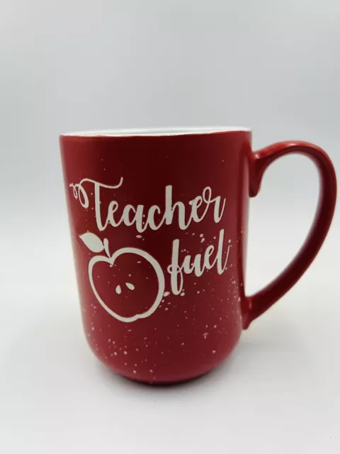 Teacher Fuel Coffee Mug Cup Belle Madison Red Apple Teacher Appreciation