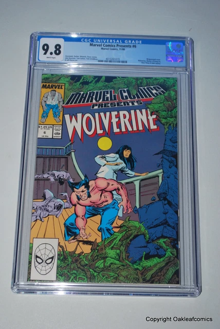 Marvel Comics Presents 6 CGC 9.8 Man Thing Hulk Story 1988 Chris Claremont