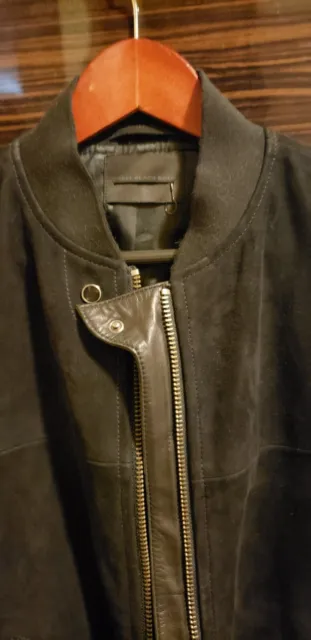 Diesel Black Gold Leather Jacket