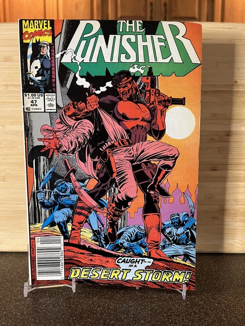 The Punisher  Caught In A Desert Storm! Comic Book Vol 2 #47 Marvel Comics 1991