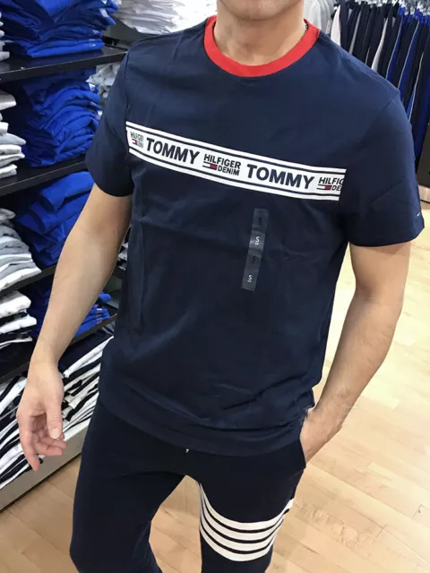 NWT Men's Tommy Hilfiger Flag Short Sleeve Tee XS S M L XL
