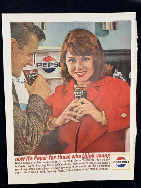 Magazine Ad* - 1963 - Pepsi - (#5)
