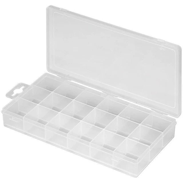 Goobay Contenitore plastico per viti e minuterie con separatori