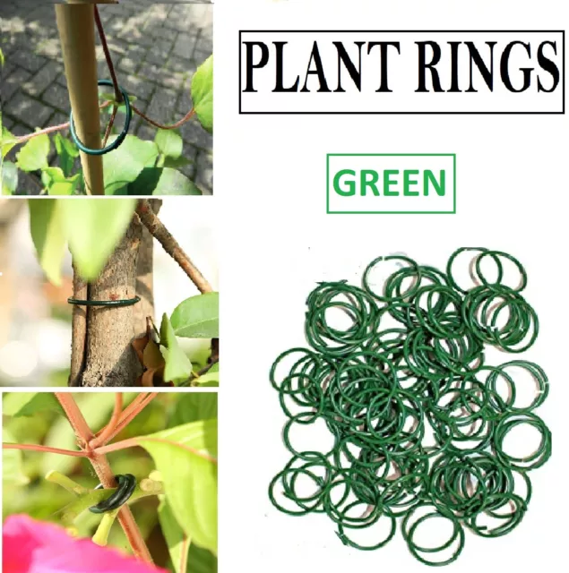 Plant Rings Plastic Reusable Twisty Support Bendy Ties Securing Plant Care