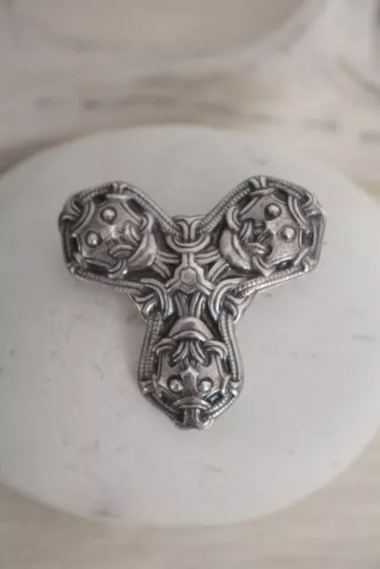 Viking Brooch David Andersen Saga Sterling Silver Vintage Replica Pendant Norse