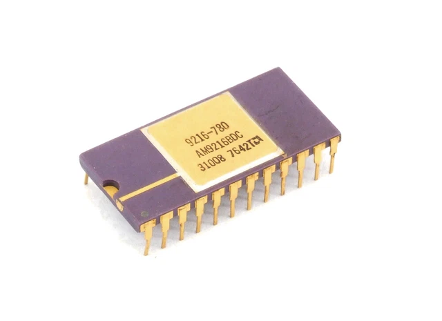 AMD 8-Bit Masked Rome AM9216BDC Mrom 24-Pin Masken-Rom Or