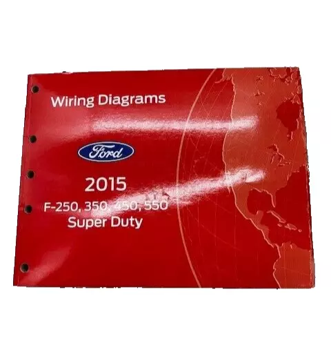 2015 Ford F250 350 450 550 SD Factory Shop Electrical Wiring Diagram Manual SKUL