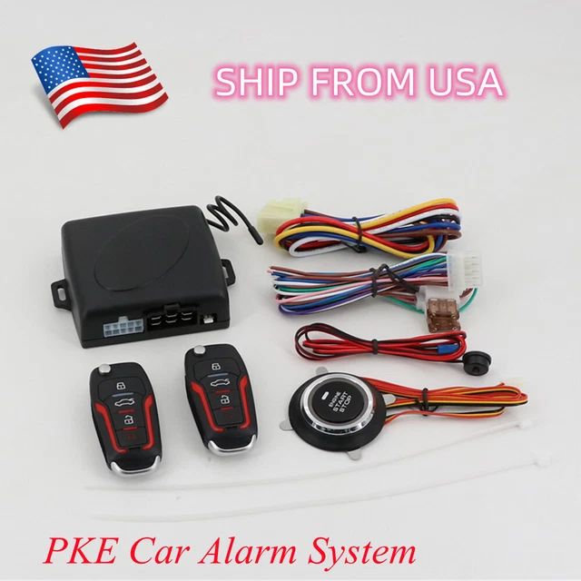 Keyless Entry Engine Start Alarm System Push Button Remote Starter For Car SUV