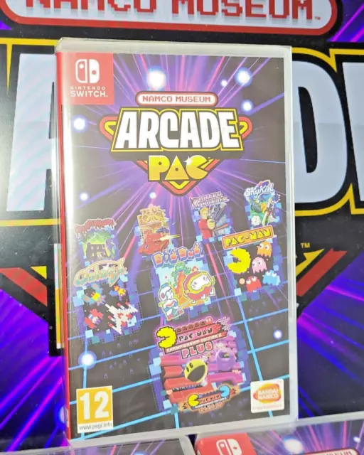 Namco Museum Arcade Pac Nintendo SWITCH NEW SEALED Cartridge UK/Pal In Stock NOW