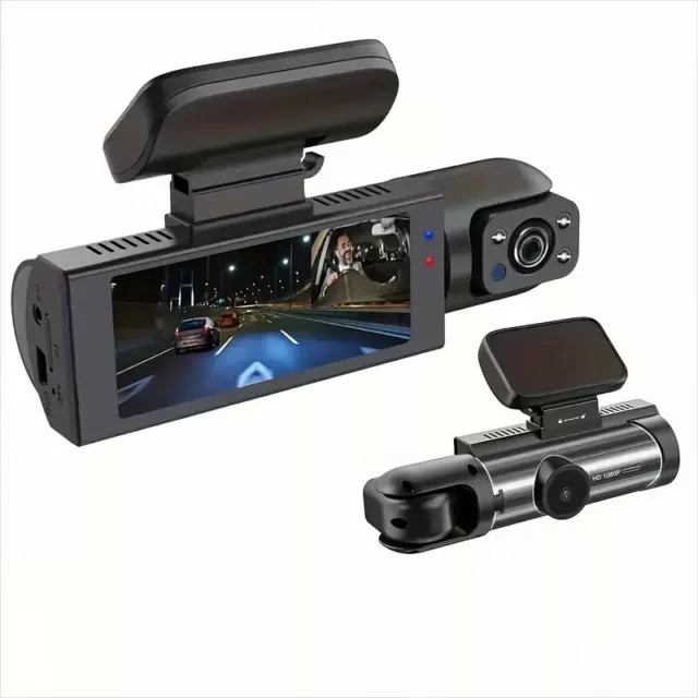 Dashcam caméra de tableau de bord de voiture full hd Avant et intérieur