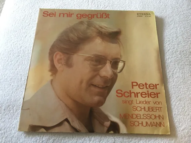 LP  PETER SCHREIER  SEI MIR GEGRÜSST  Eterna  Vinyl-LP