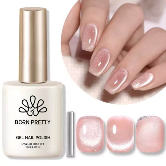 BORN PRETTY Cat Magnetic Gel Nail Polish Gel Varnish Soak Off UV LED Nail Art