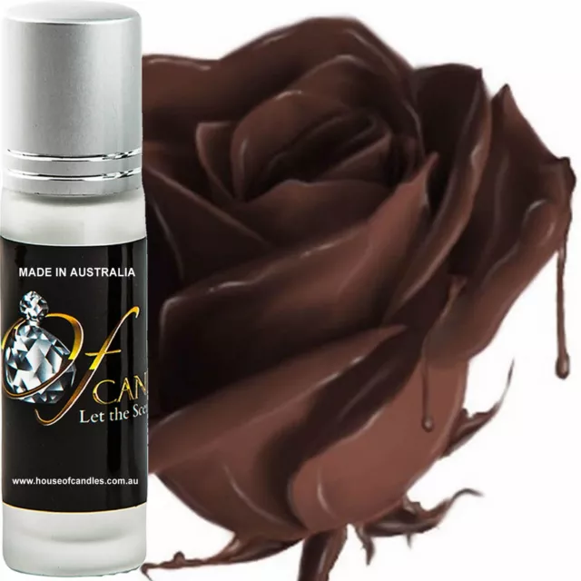 CHOCOLATE ROSES SCENTED Roll On Perfume Fragrance Oil Hand Poured $12. ...