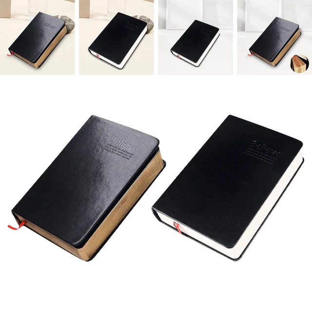 Carnet de notes A6 en cuir souple vintage vierge super épais pour étude, journal biblique, carnet d'écriture, dessin, carnet de croquis, carnet de travail, carnet d'histoire, carnet de notes pour