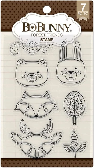 Forest Friends Stamp, Multicolor