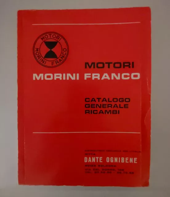 Morini Franco Motori Catalogo Generale Ricambi 1968 Moto Epoca Originale