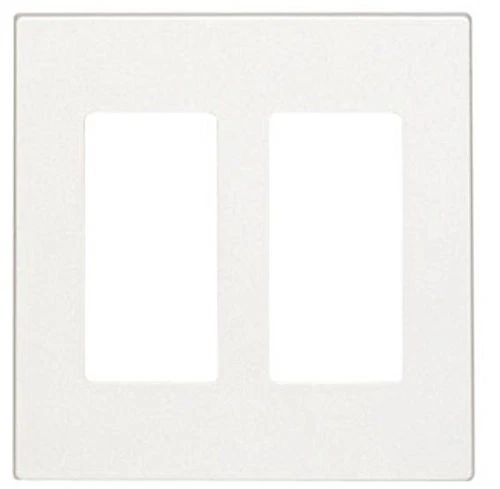 Decora Style Two Gang Screwless Wall Plate (C22-80309-0SW)