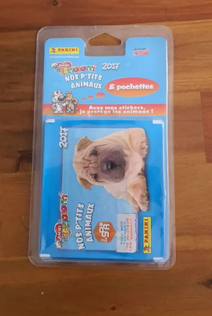 Paquet De 8 Pochettes Nos P'tits Animaux 2017 Panini Cucciolotti