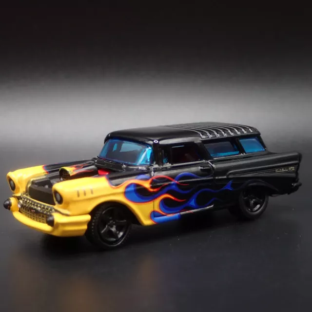 1957 57 Chevy Chevrolet Nomad Station Wagon Rare 1:64 Scale Diecast Model Car