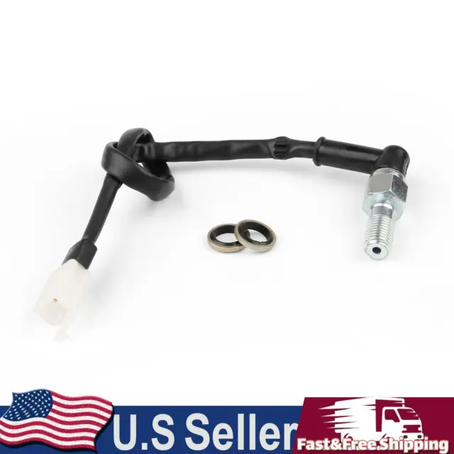 Single Hydraulic Brake Pressure Light Switch Cable Banjo bolt M10 x 1.25mm NEW