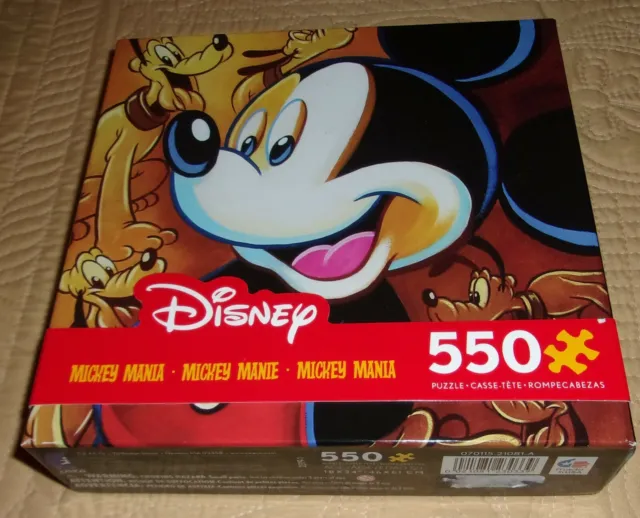 Disney Mickey Mouse Mania Puzzle 550  Pieces 18 x 24  2015 Ceaco New Sealed
