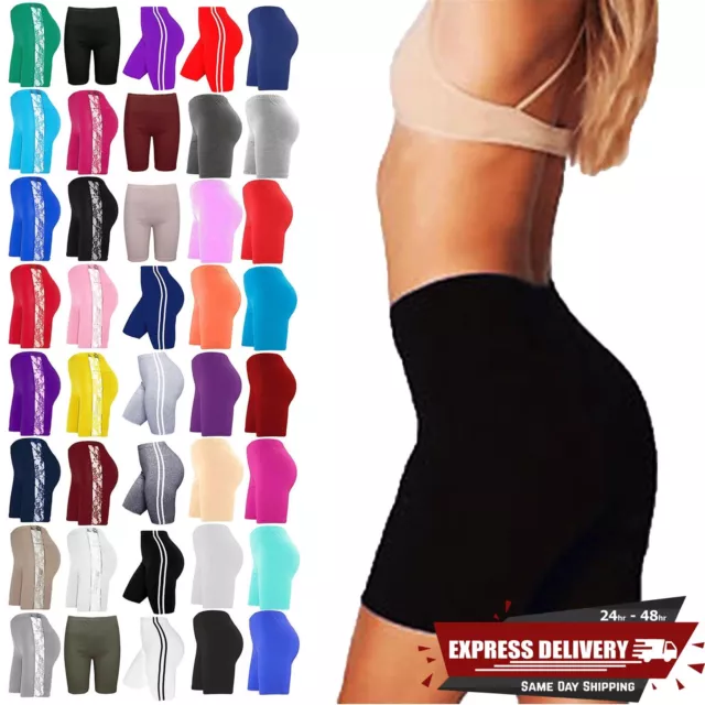 Ladies Womens Cycling Shorts Dancing Shorts Lycra Leggings Active Casual Shorts