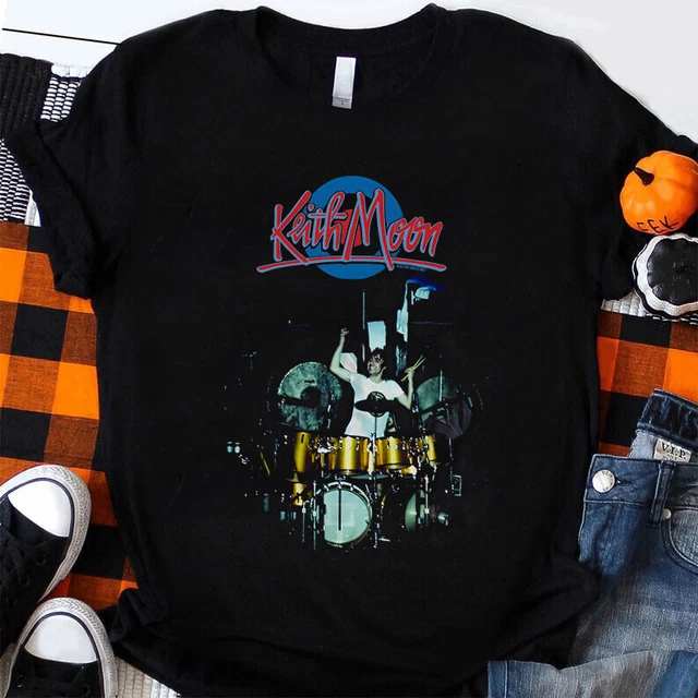 Keith Moon On Stage Classic T-Shirt The Who Pete Townshend Roger Daltrey
