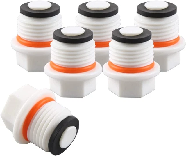 New 6PCS PPR Outer Hex 3/4" PT Male Thread Socket Pipe Caps for Water/Oil/Gas