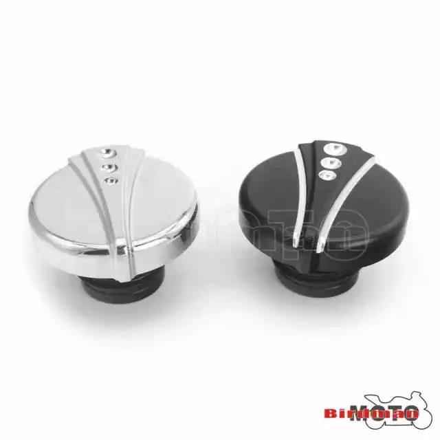 CNC Aluminum Fuel Tank Cap For Harley Dyna Softail RoadKing Sportster XL883 1200