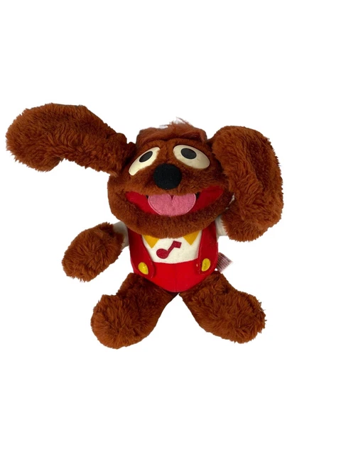 Rowlf 1985 Muppet Babies Stuffed  Hasbro Softies Jim Henson Plush