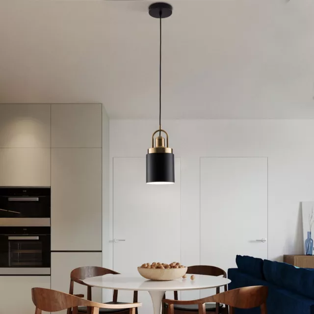 Modern Industrial Metal Pendant Light Kitchen Ceiling Hanging Lamp Fixture Decor