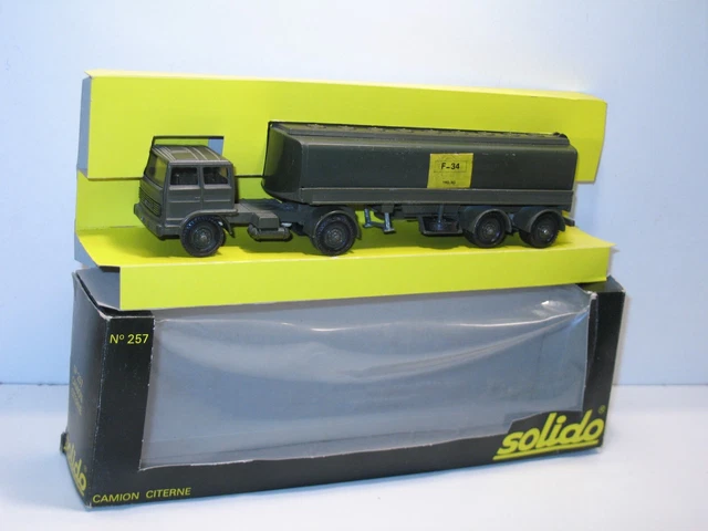 SOLIDO, Camion semi remorque militaire RENAULT G 260 / TRM sans