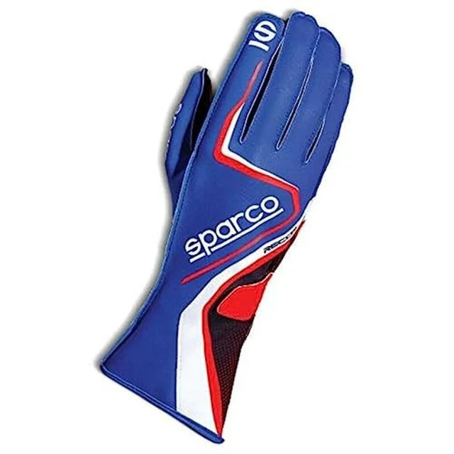 (TG. 9) Sparco 00255509AZRS Record 2020 Guanti Karting, Blu, 9 - NUOVO