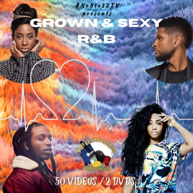 Grown & Sexy Video Myxer ...50 official R&B music videos * 2 DVDs * (Brand New)