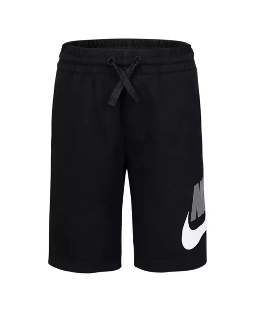 NIKE NEW KIDS N45 Hbr French Terry Boys Shorts Nwt, Black & Red Very Nice  Shorts $16.95 - PicClick