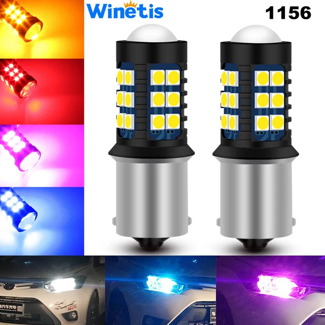 2X 30-SMD Reverse Backup Brake Tail Lights LED Bulbs DRL 1156 BA15S P21W Replace