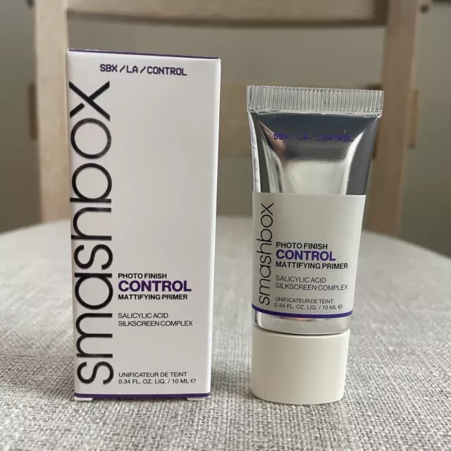 Smashbox Photo Finish Control Mattifying Face Primer, Mini 0.34oz/10mL, NIB