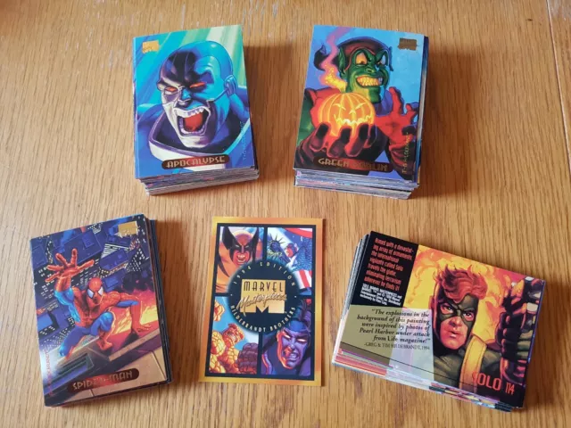 1994 Fleer Marvel Masterpieces Trading Cards - Pick From Long List