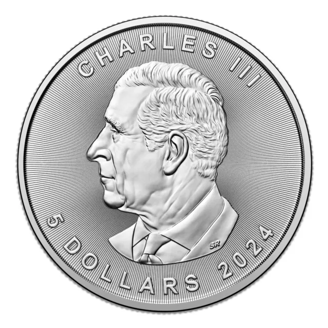 2024 1OZ CANADIAN Silver Maple Leaf Coin .9999 - Ships from Canada $40. ...