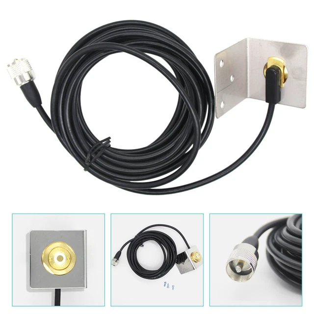 Staffa Antenna A L Con Morsetto - Supporto In Acciaio Per Pali Da 1,8 A 2,28 Cm