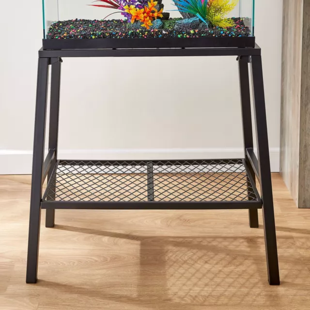 Steel Aquarium Fish Tank Stand Aqua Culture 10-20 Gallon Strong Durability