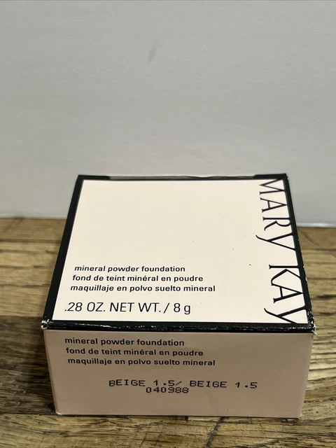 Base en polvo mineral Mary Kay 040988 beige #1.5 nueva en caja descontinuada