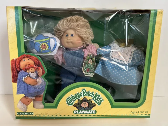Cabbage Patch Kids Playmate 6"  With Extra Outfit New in Box Coleco 1984 Vintage