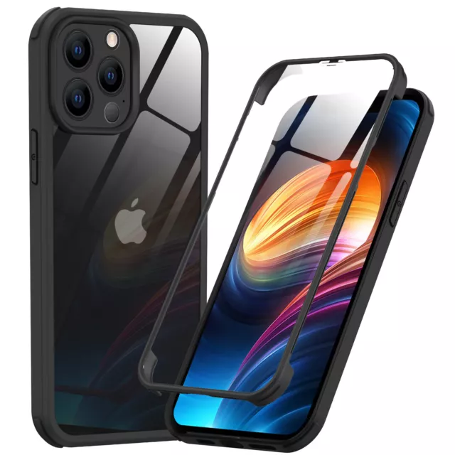 ALLE iPhone 14 Hülle 360 Grad/ Vorne & Hinten iPhone 13 Hülle, Magnet, 15 Hülle