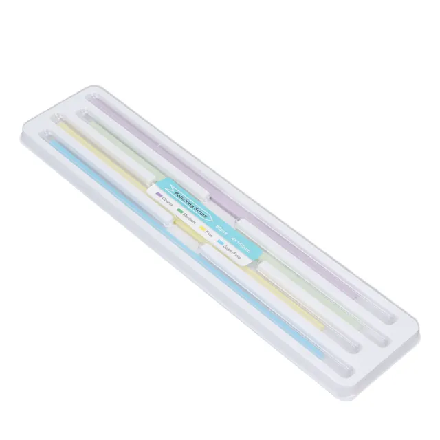 60PCS Dental Polishing Strips For Tooth Polishing 4 Colors Wear Resistant EJJ