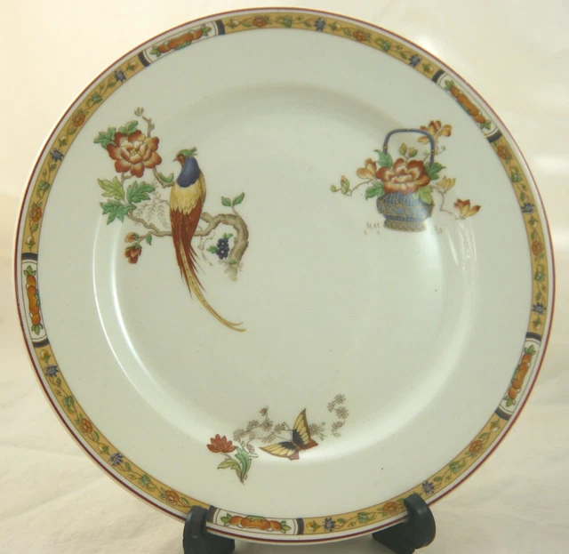 Syracuse China BURMESE Pattern 8 7/8" Luncheon / Salad Plate. O.P. CO